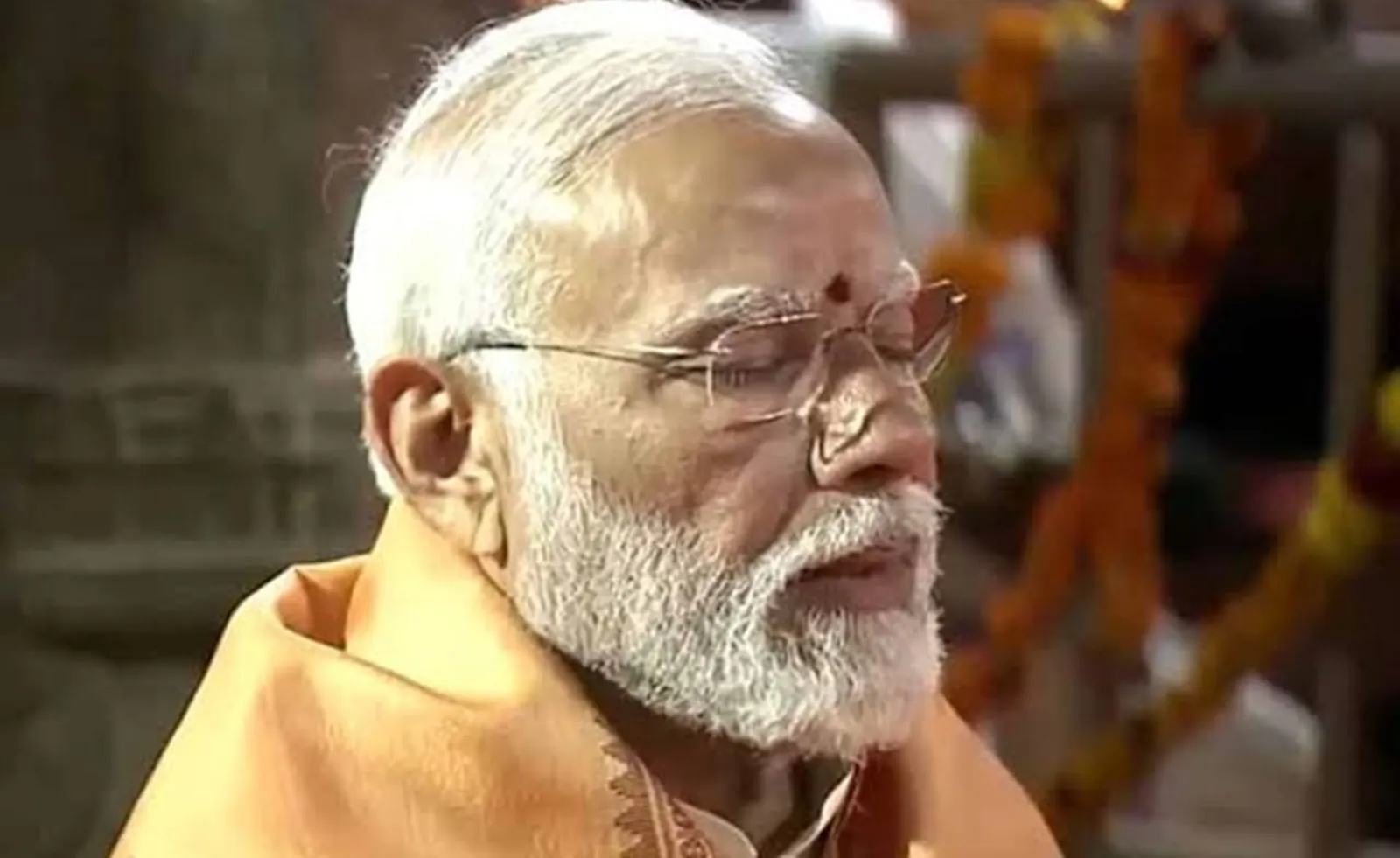 Narendra Modi at Rameswaram temple