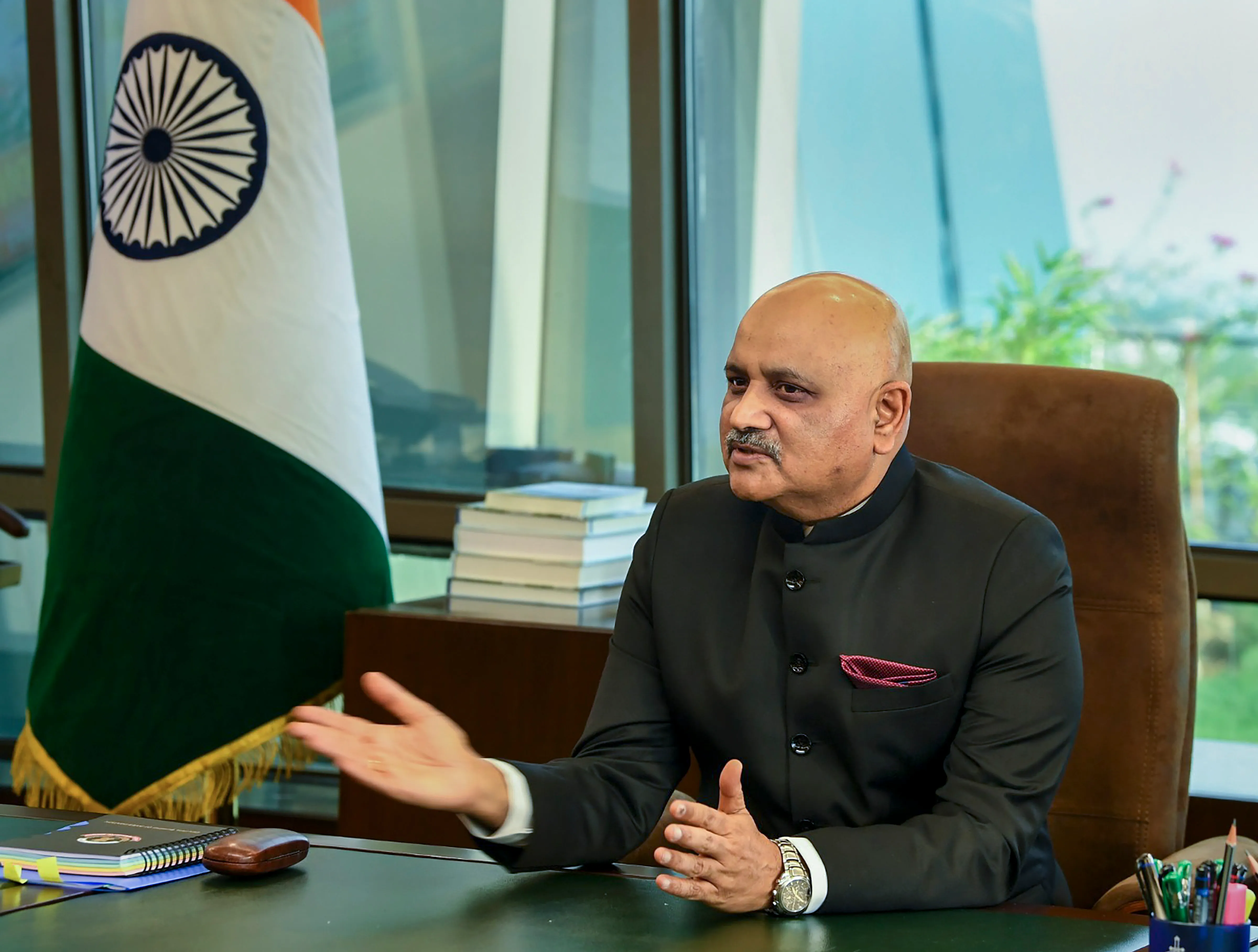 Former Karnataka DGP Praveen Sood takes charge as new CBI Director, in New Delhi