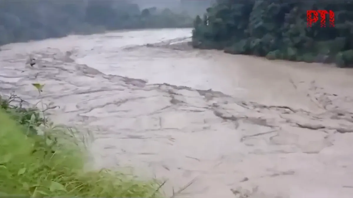 Sikkim flash flood