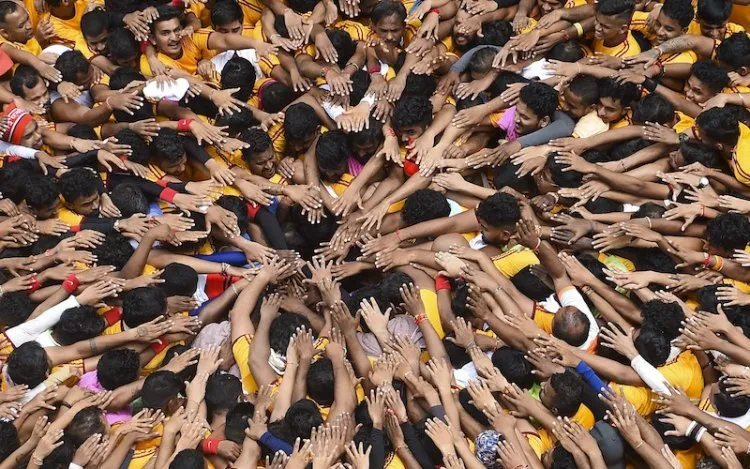 Dahi Handi in Mumbai on Friday