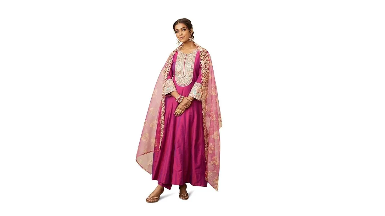 Amazon Brand Embroidered Kurta Set 