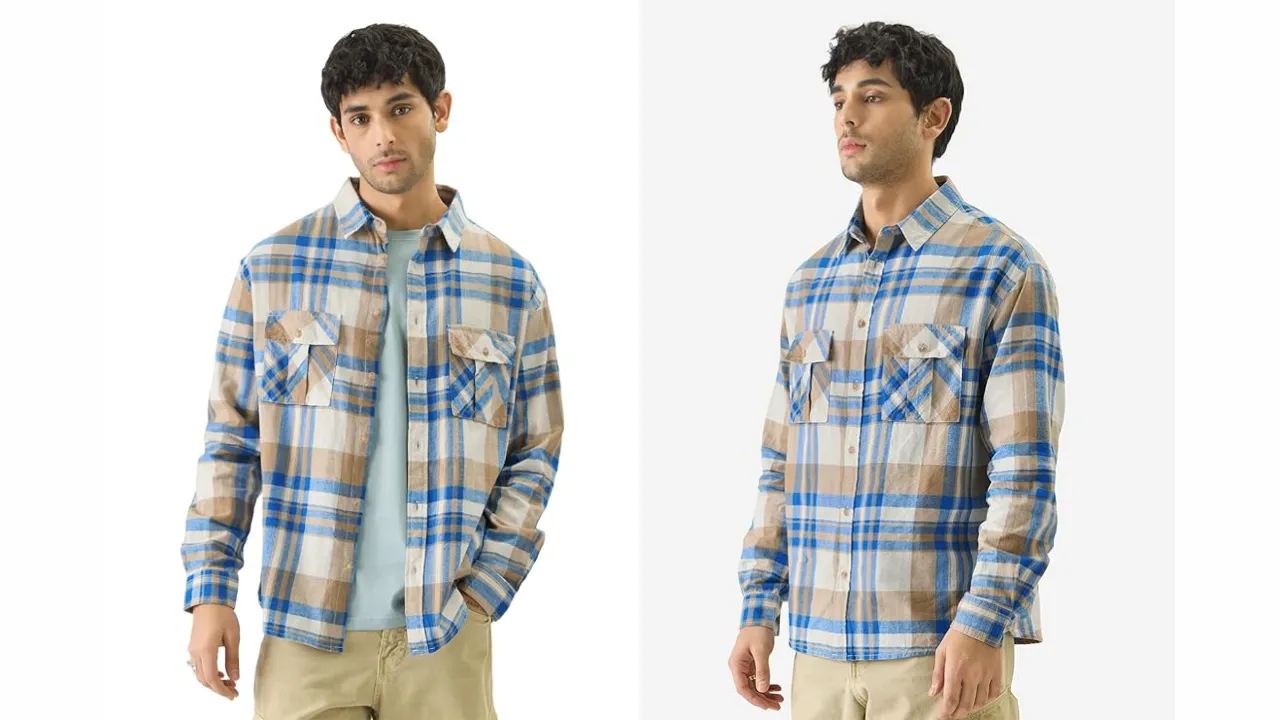 The Souled Store Plaid: Corsair Men and Boys Long Sleeve