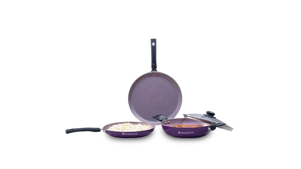 Wonderchef Non-Stick Cookware 4 Piece Set 