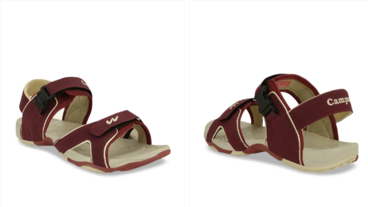 Campus Men JAZZY Rust Sports Sandals