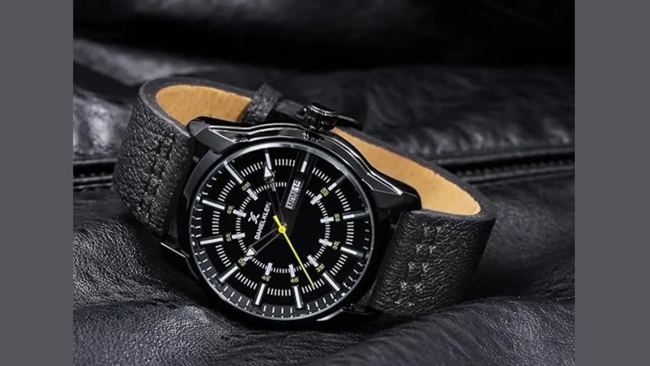 Daniel Klein Leather Analog Dial Men Watch