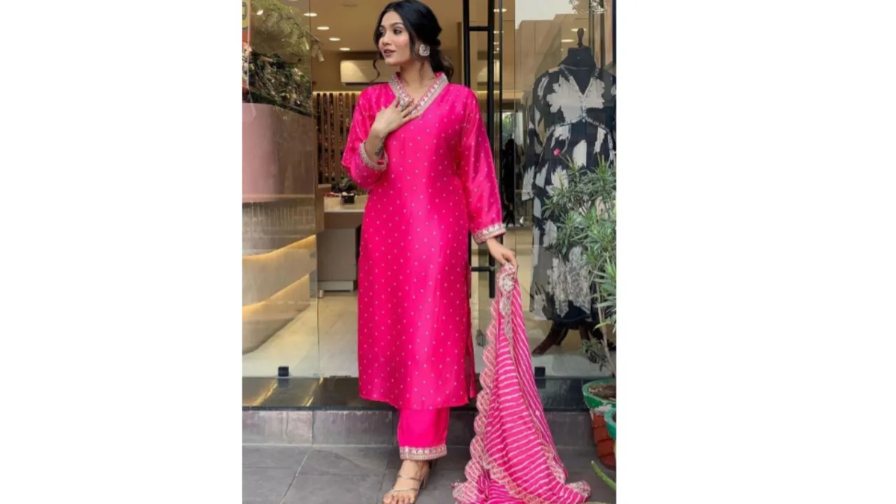 KALINI Bandhani Kurta Set