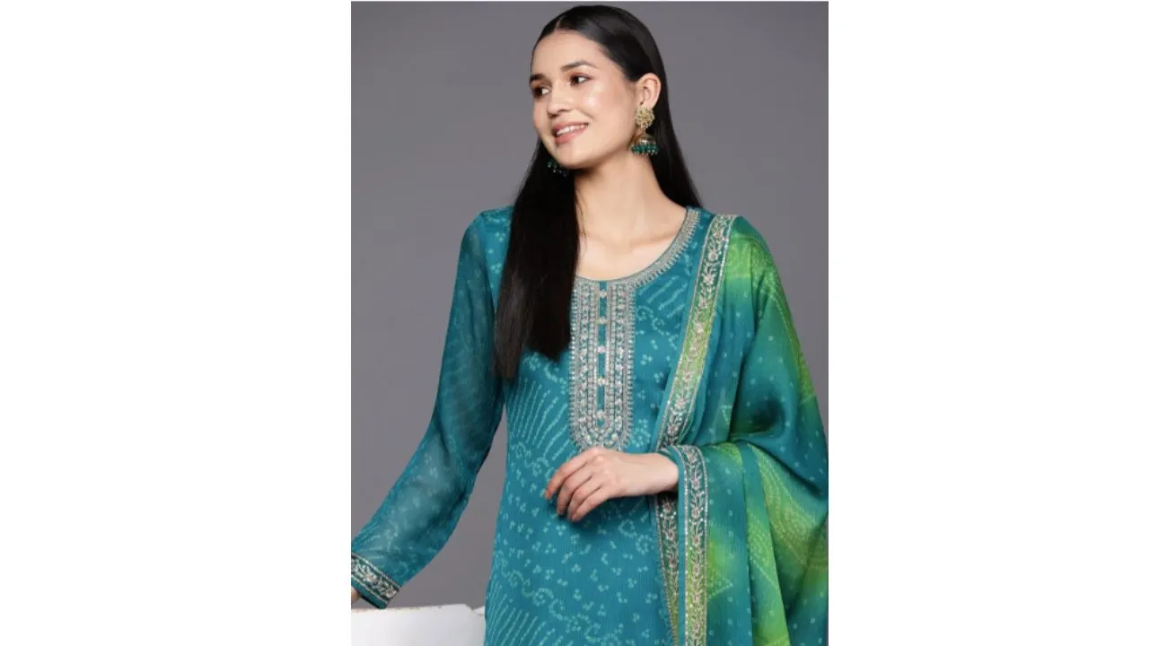 Libas Women Bandhani Printed Kurta 