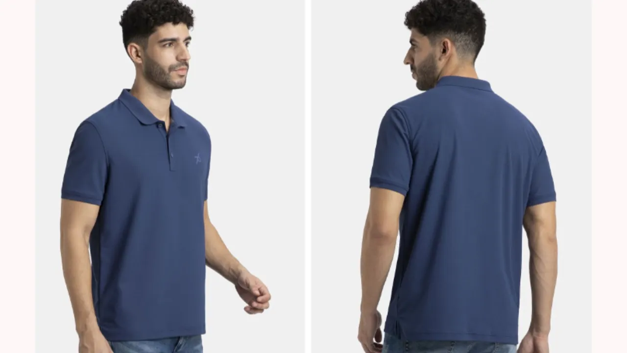 Jockey Microfiber Fabric Polo Tshirt with StayDry & StayFresh Technology-AM38
