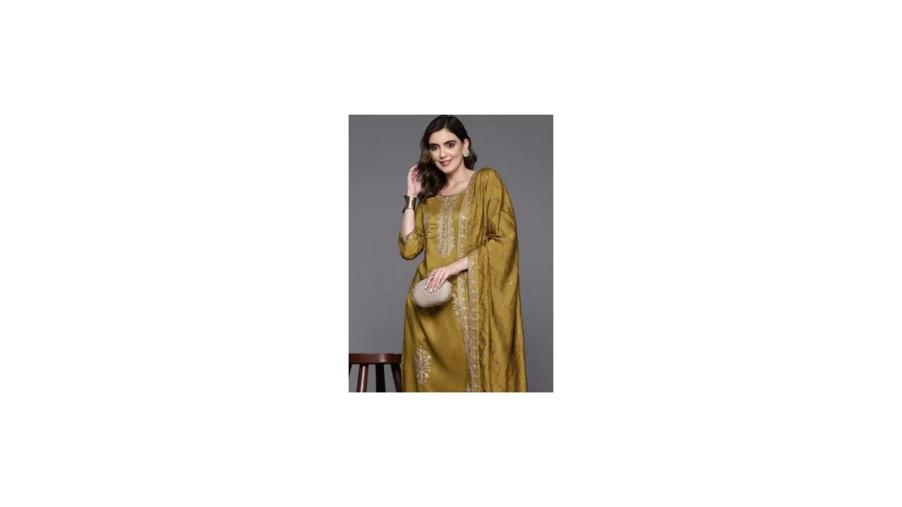 Indo Era Women Kurta with Trousers & Dupatta