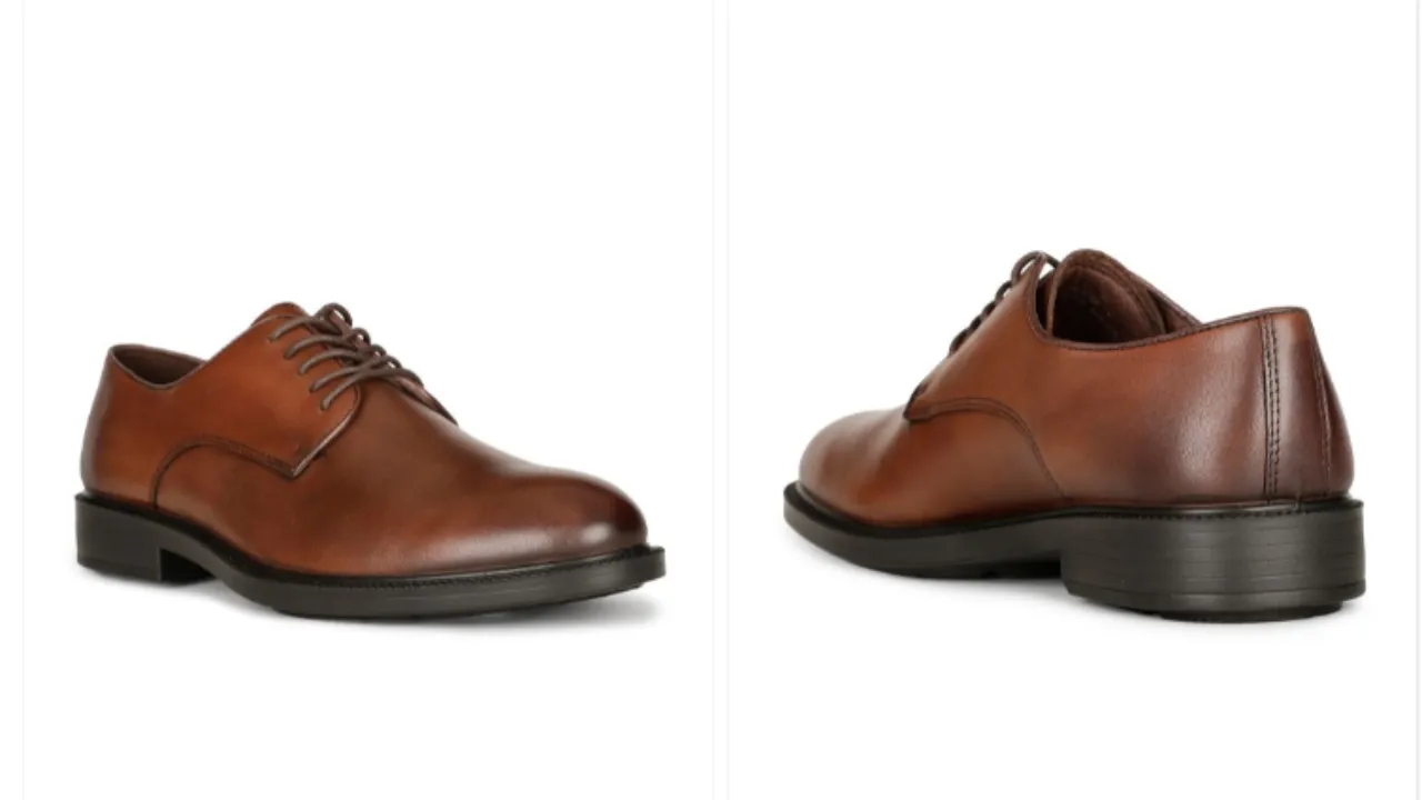 Hush Puppies Men Textured Formal Oxfords 