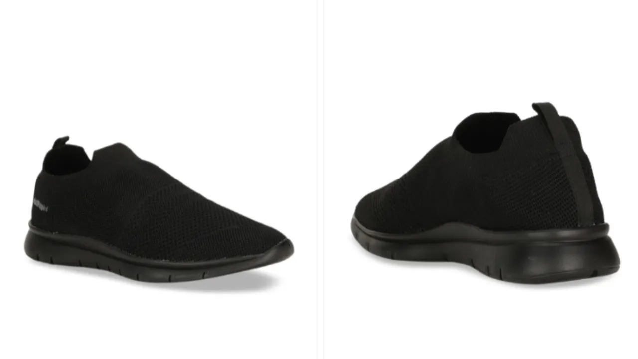 Hush Puppies Men Woven Design Slip-On Sneakers