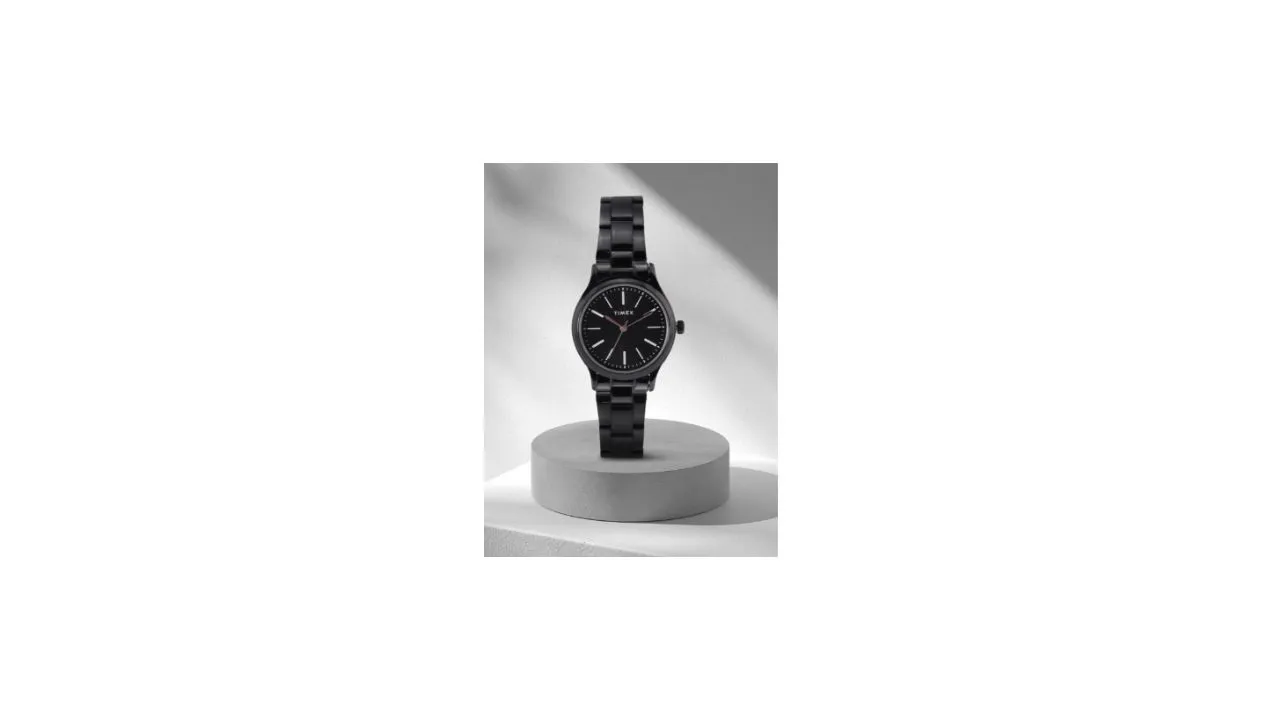 Timex Women Black Dial Analogue Watch