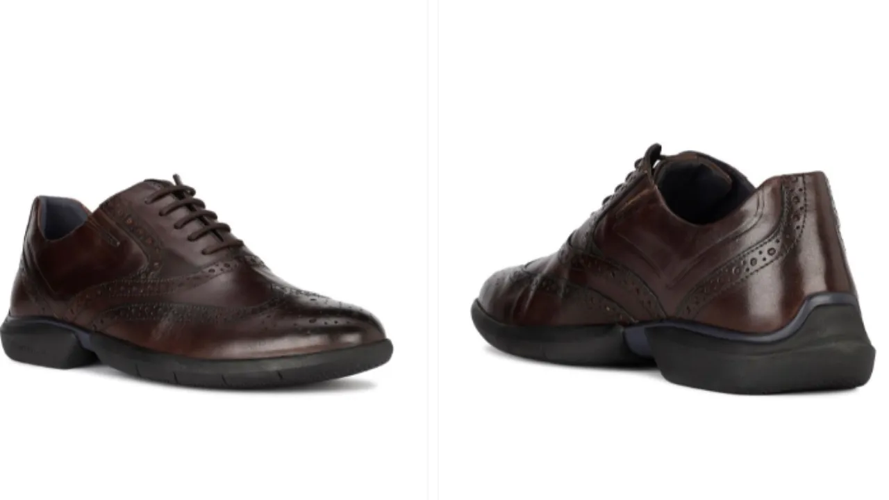 Hush Puppies Men Round Toe Leather Formal Oxfords 