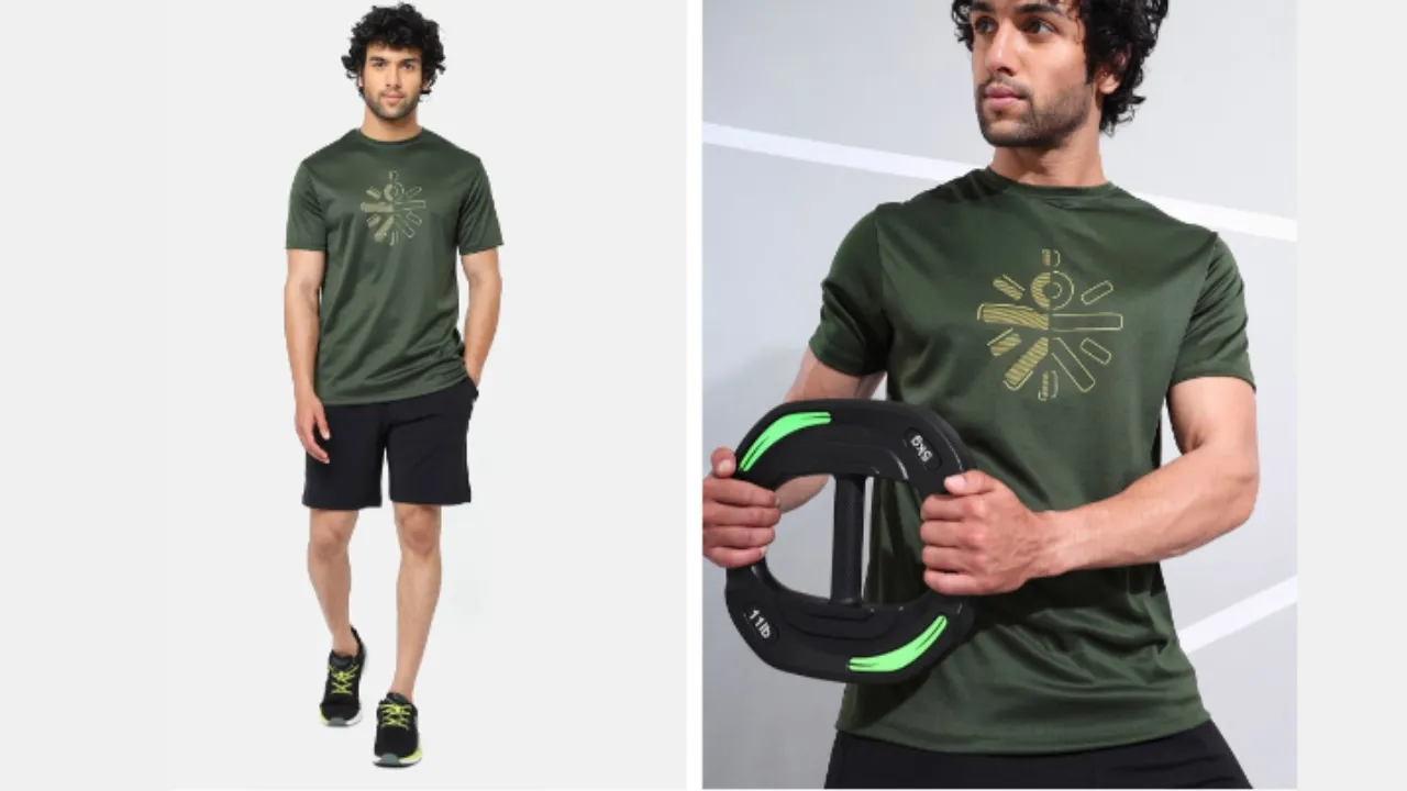 CULT Typographic Print Active T-shirt