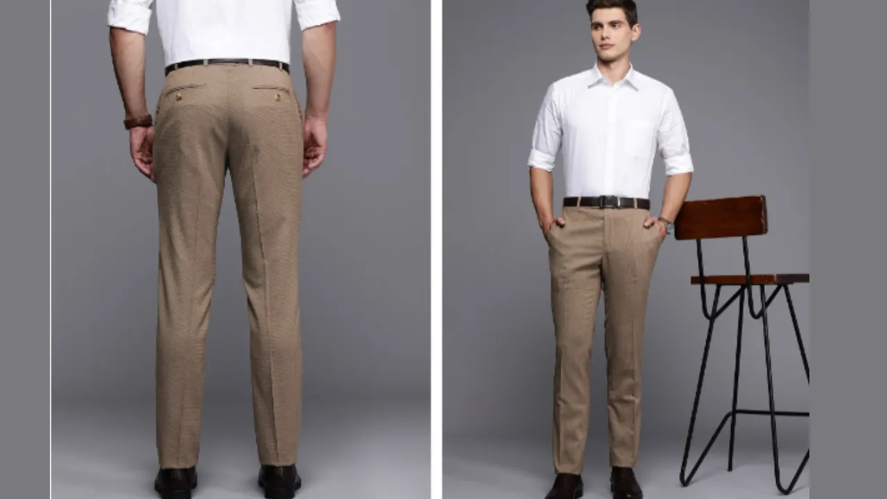 Raymond Men Slim Fit Formal Trousers