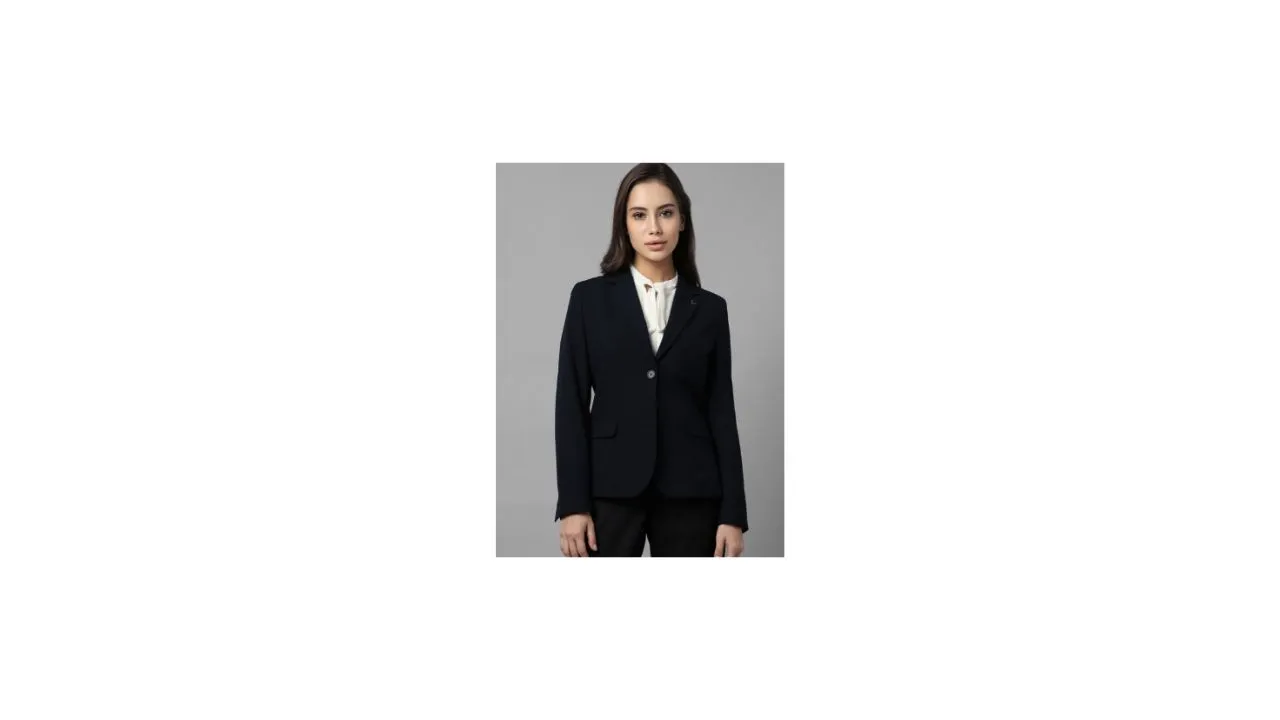 Allen Solly Woman Single-Breasted Formal Blazer