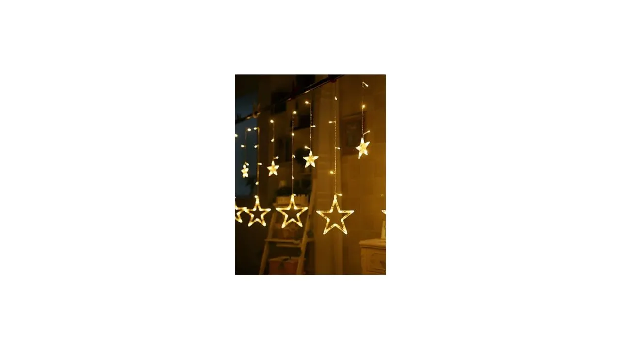 ENORMITY Yellow Star Shape String Light