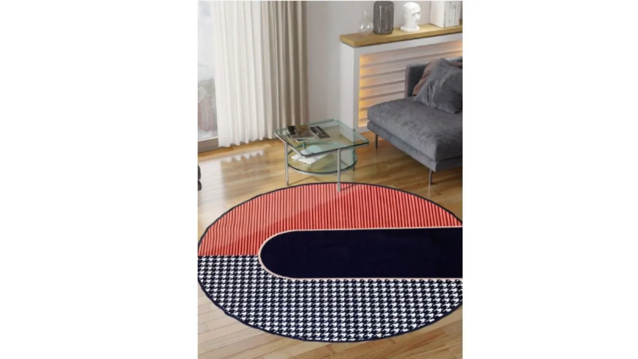 URBAN SPACE Striped Anti-Skid Carpet