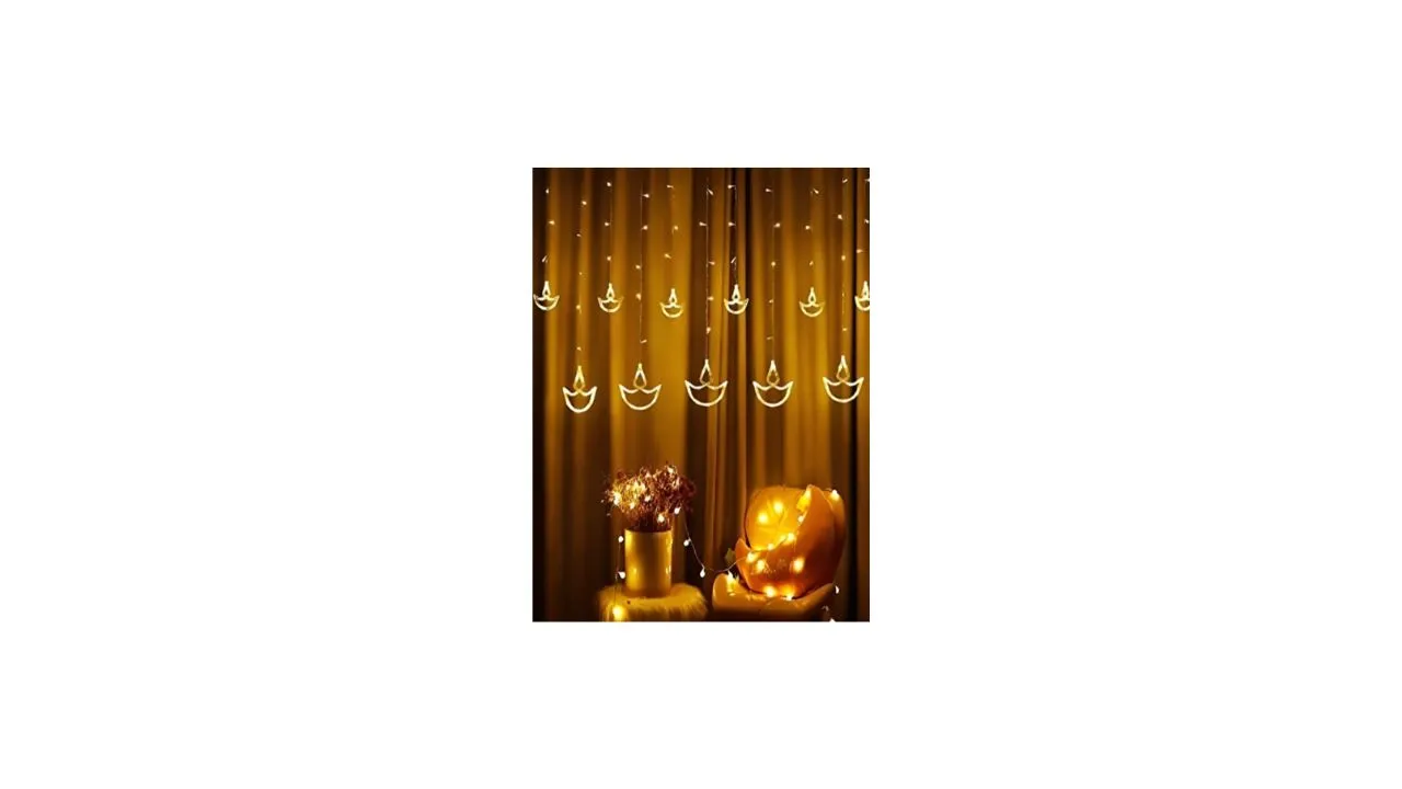  ENORMITY Diya Shape Bulb String Lights