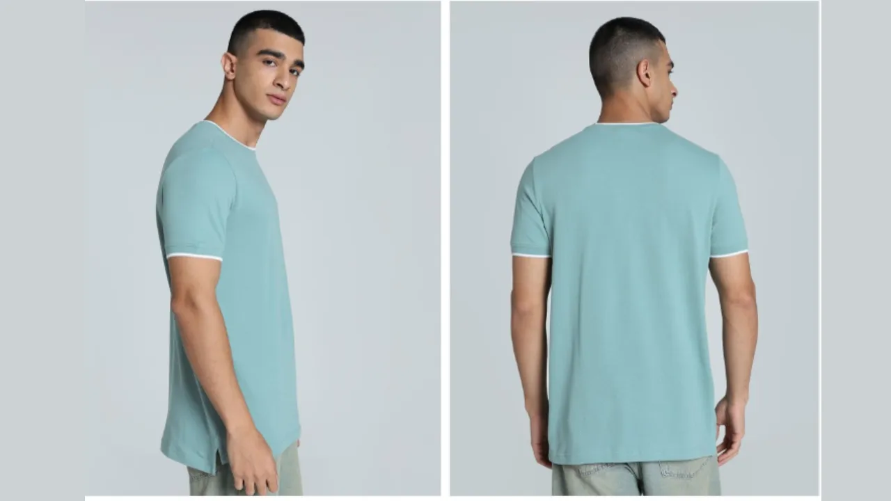Puma ESS Men Jacquard Cotton Slim Fit Tshirt