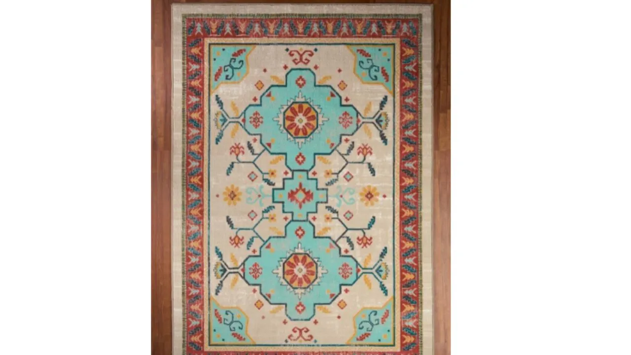 Welspun Ethnic Motifs Anti-Skid Carpet