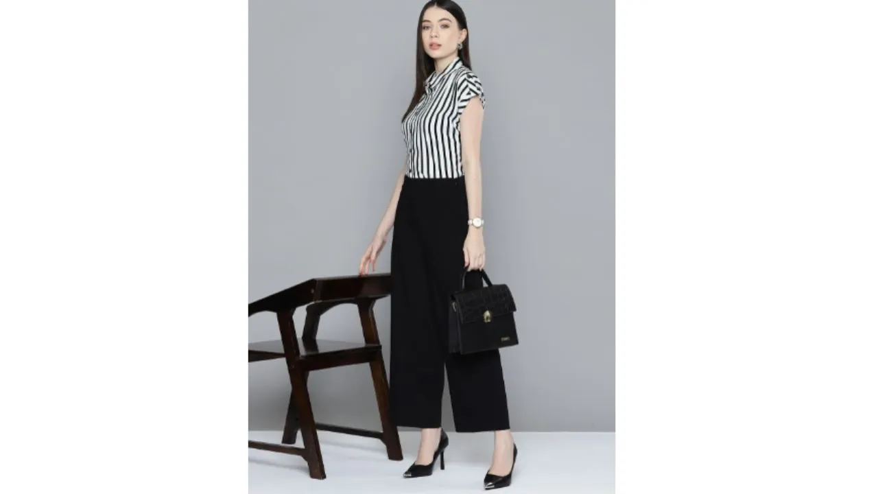 Chemistry Women Striped Formal Shirt