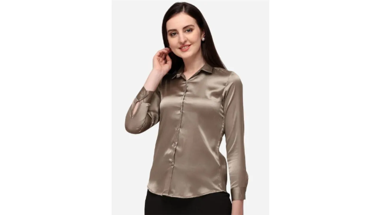 Fbella Satin Formal Shirt