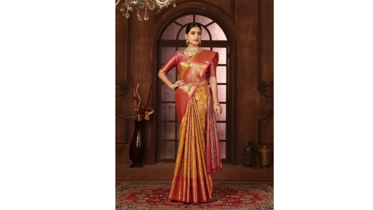  JUST FASHION Kanjeevaram Saree 