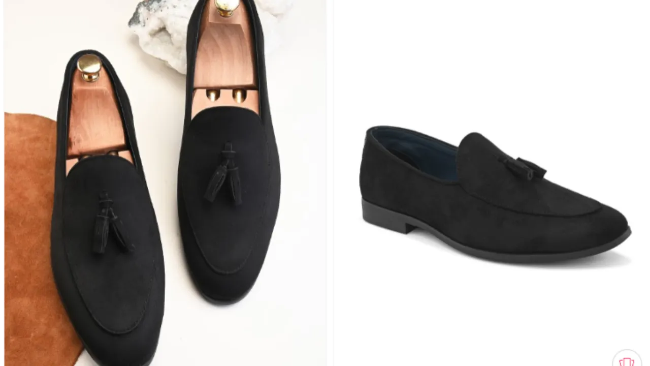 HERE&NOW Men Tassel Formal Slip On Shoes
