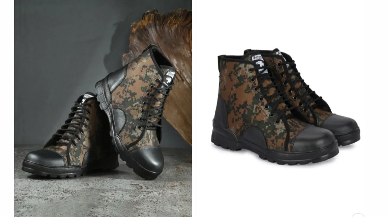 Vellinto BRUGAL Men Waterproof High Ankle Block Heeled Trekking Boots
