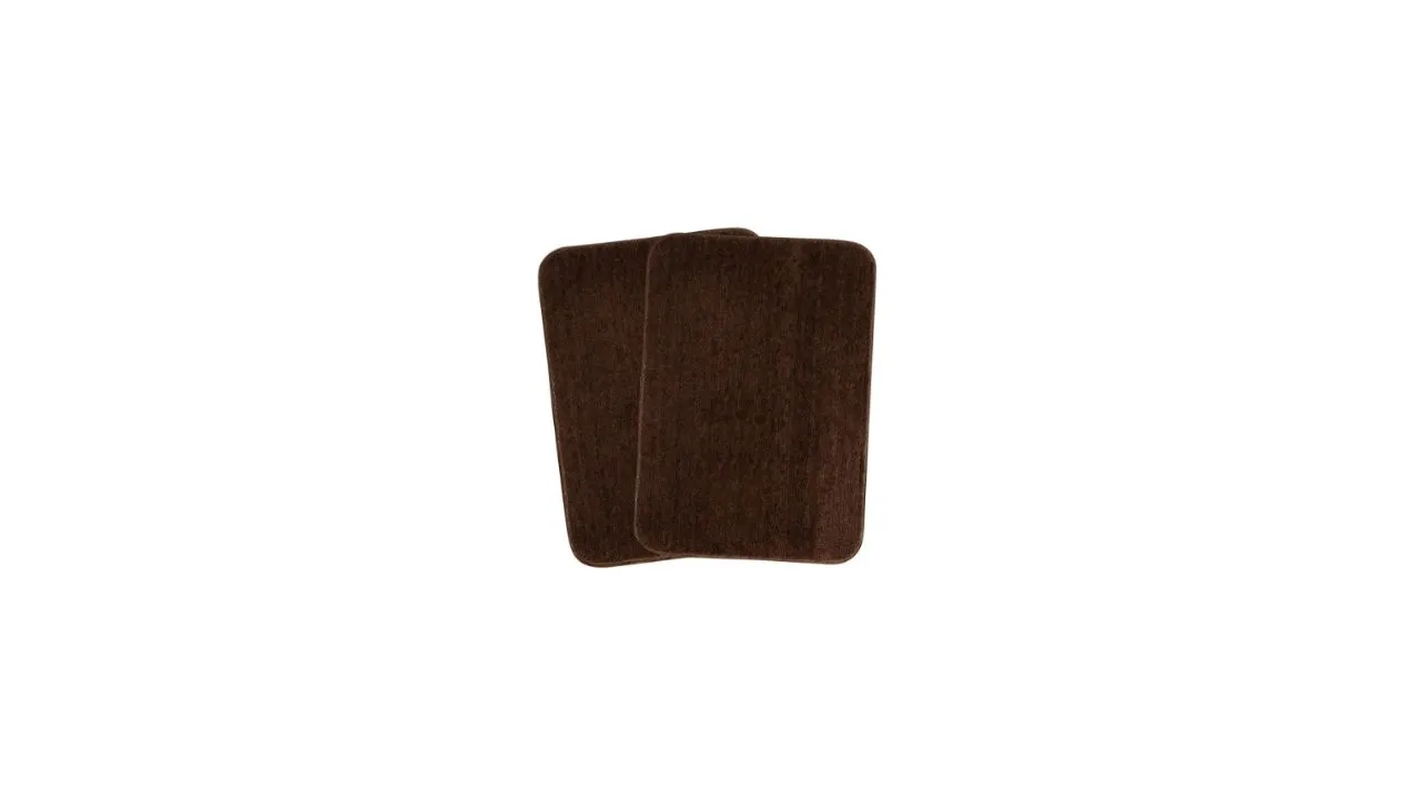 Saral Home Set of 2 Rectangular Bath Rugs