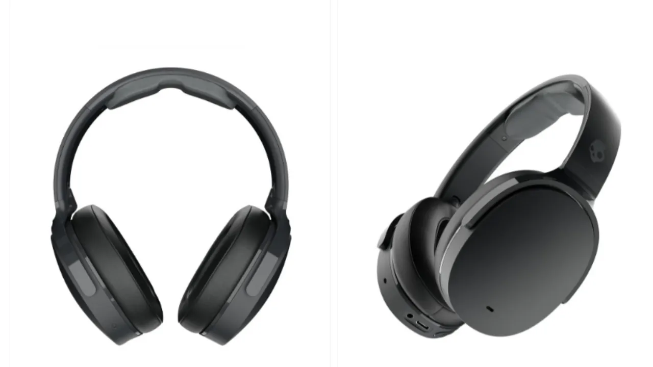 Skullcandy Hesh ANC Over-Ear Noise Cancelling Wireless Headphones,22 Hr Battery,Microphone
