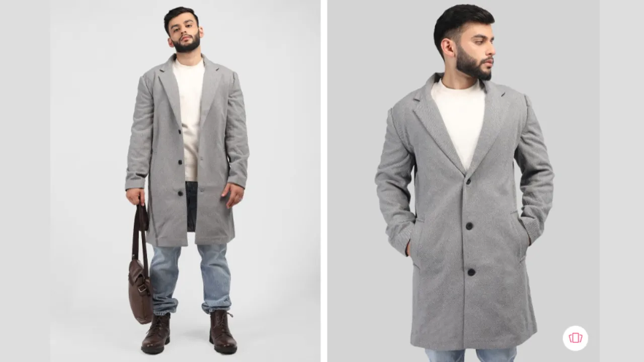 HONNETE Men Solid Knee Length Single-Breasted Trench coat