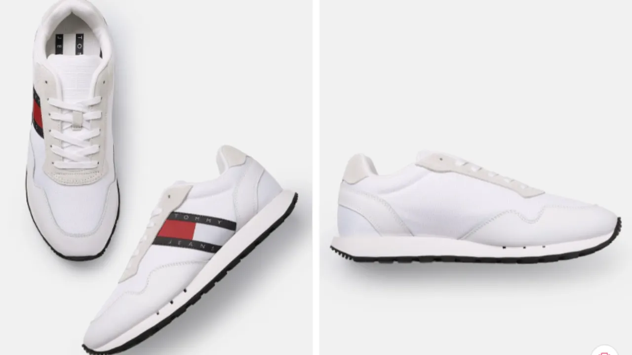 Tommy Hilfiger Men Solid Retro Sneakers