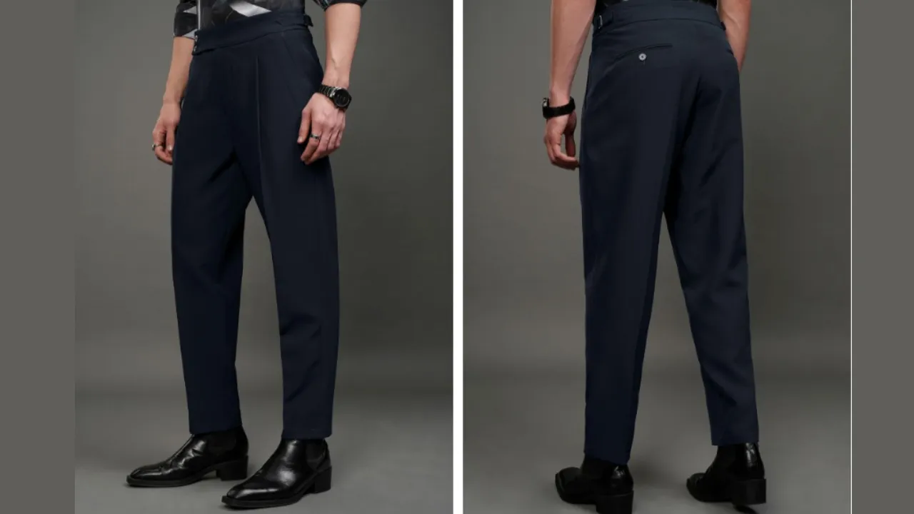 HIGHLANDER Men High-Rise Pleated Gurka Trousers