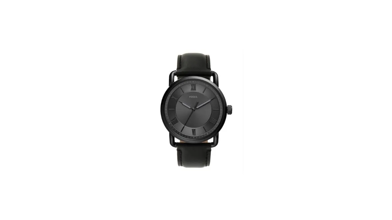 Fossil Men Black Analogue Watch