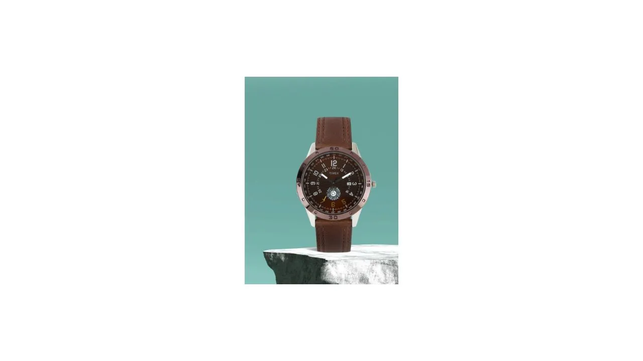Timex Men Brown Dial Watch
