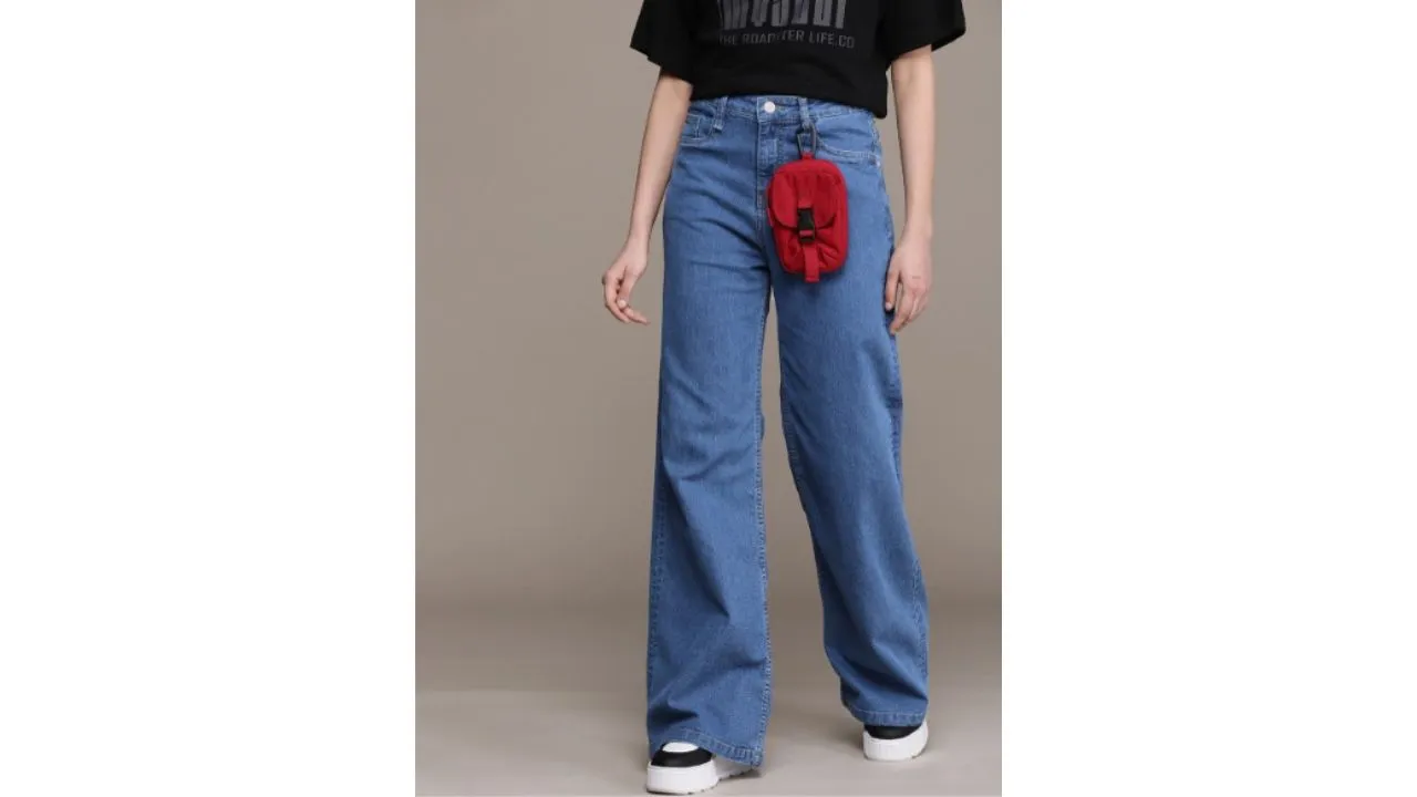 Roadster Wide Leg Stretchable Jeans