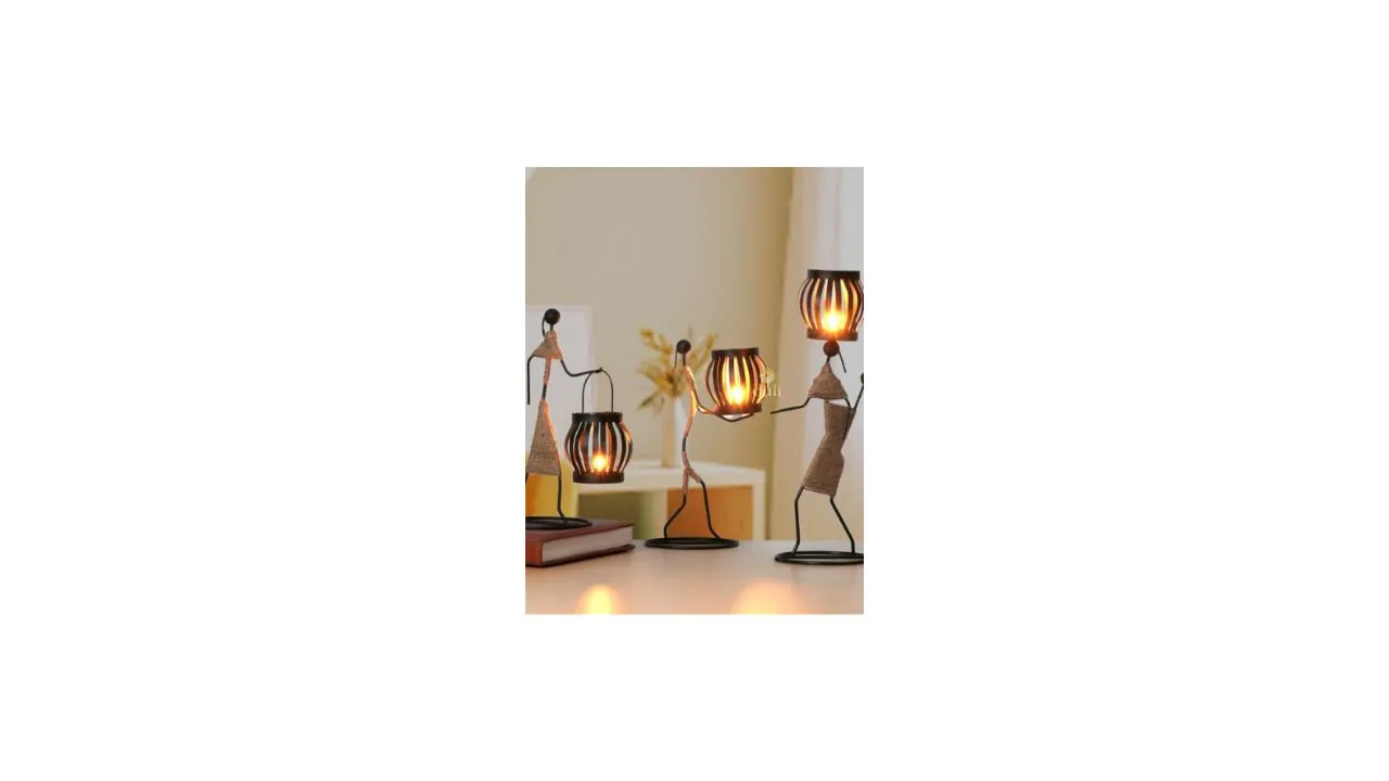 DULI Set of 3 Tealight Candle Holders