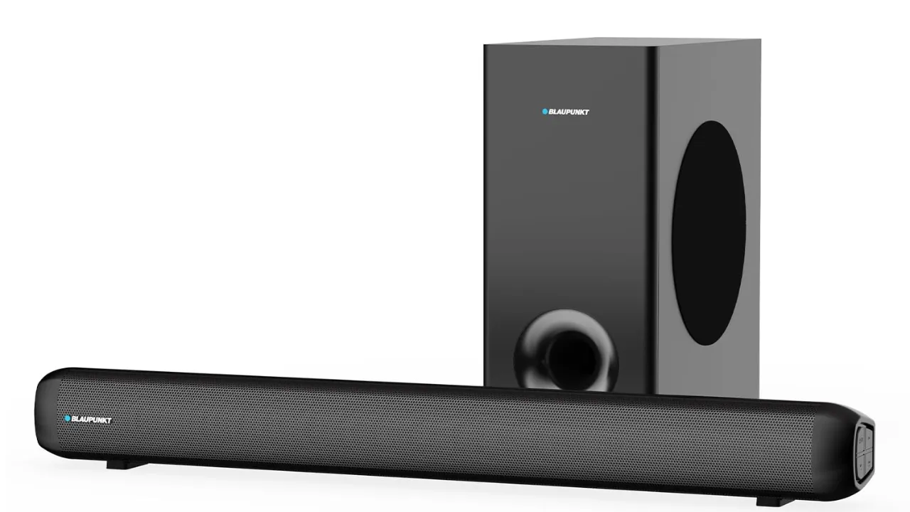 Blaupunkt Newly Launched SBW100 Pro+ 2.1 CH Soundbar with Wired Subwoofeer