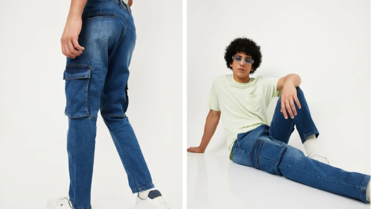 max Men Cargo Jeans