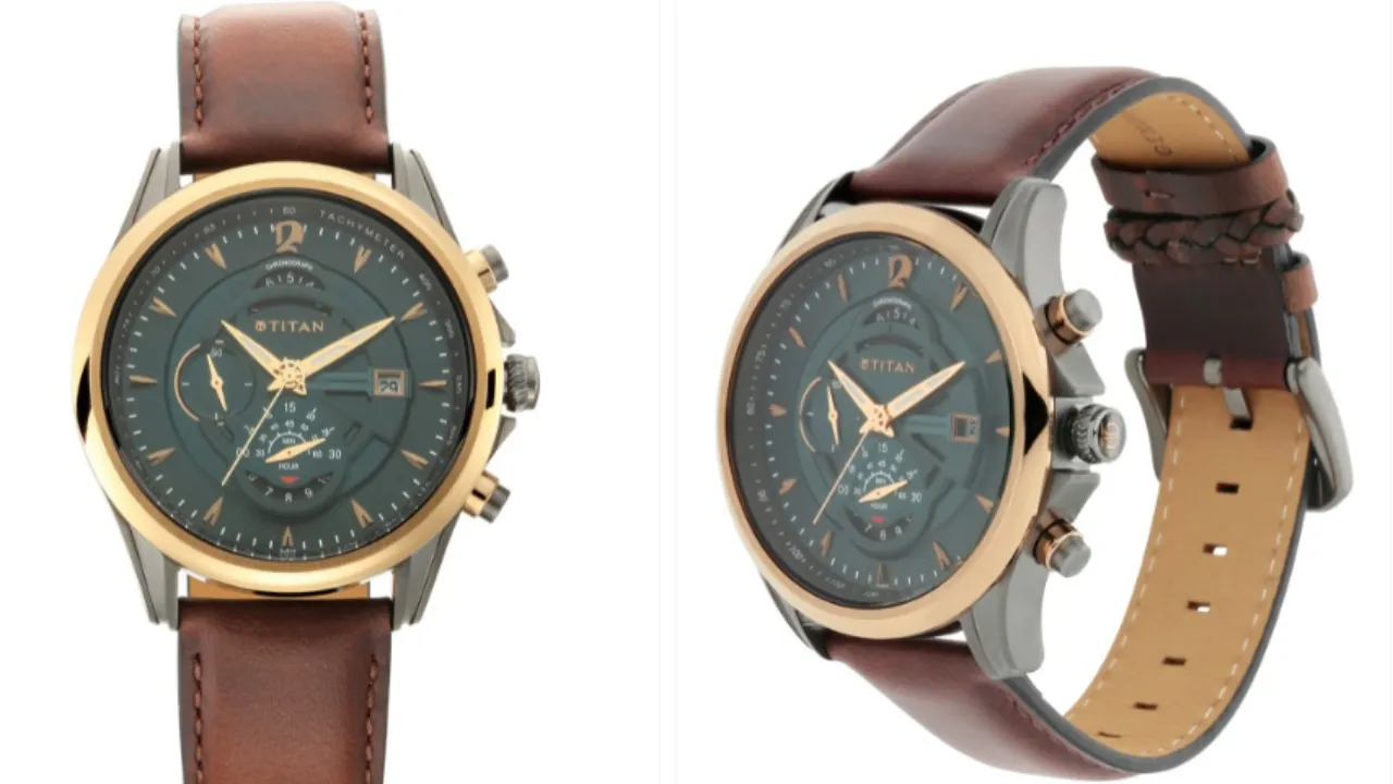Titan Men Sea Green Analogue Watch 1830KL02