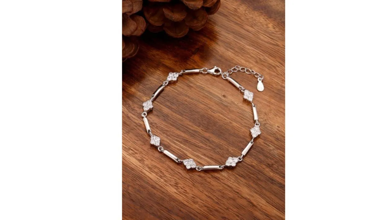 GIVA Women Silver Bracelet