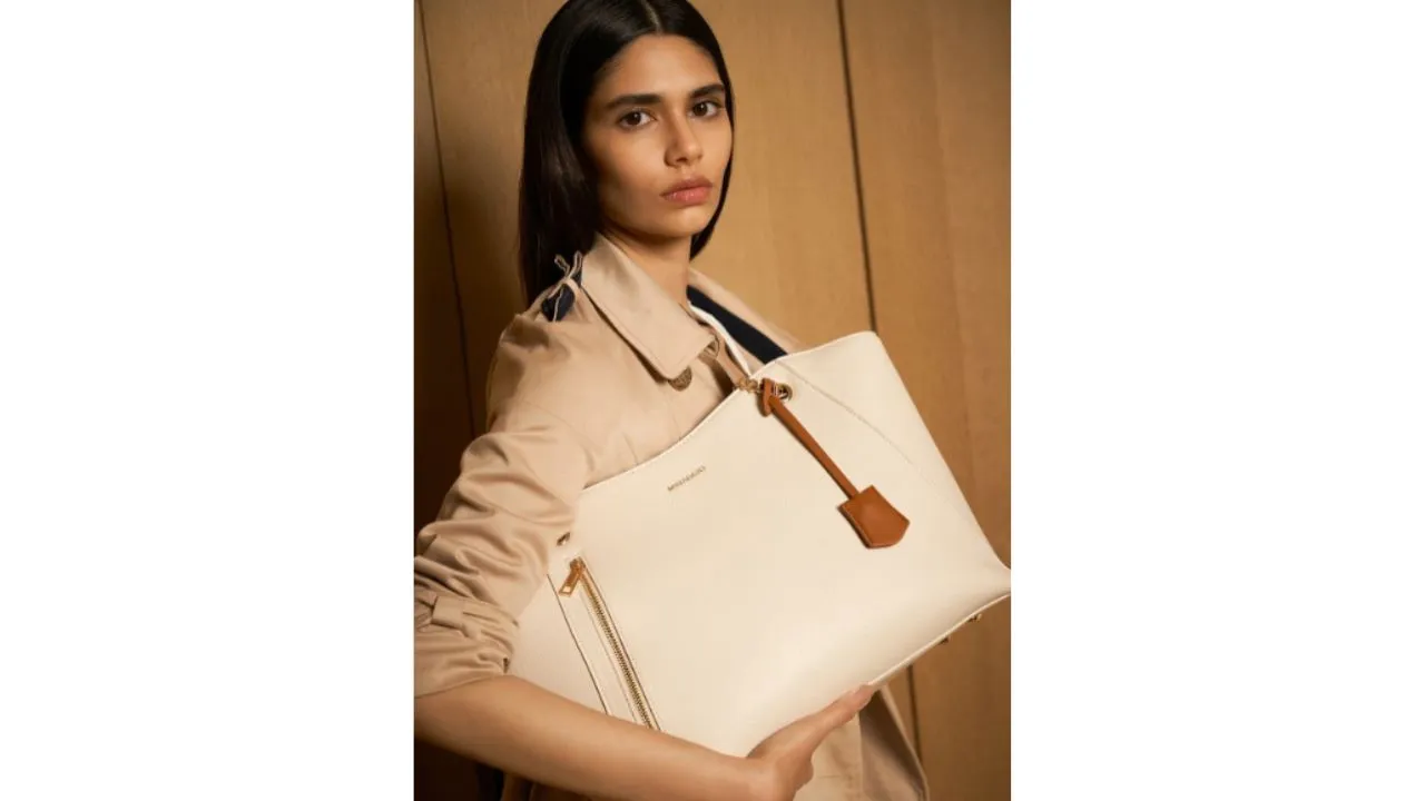 MIRAGGIO Structured Oversized Tote Bag