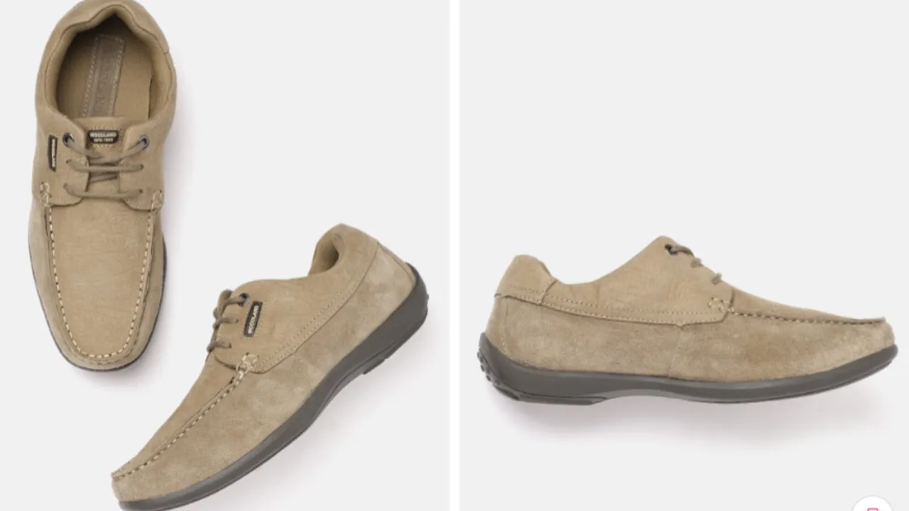 Woodland Men Suede Leather Derbys