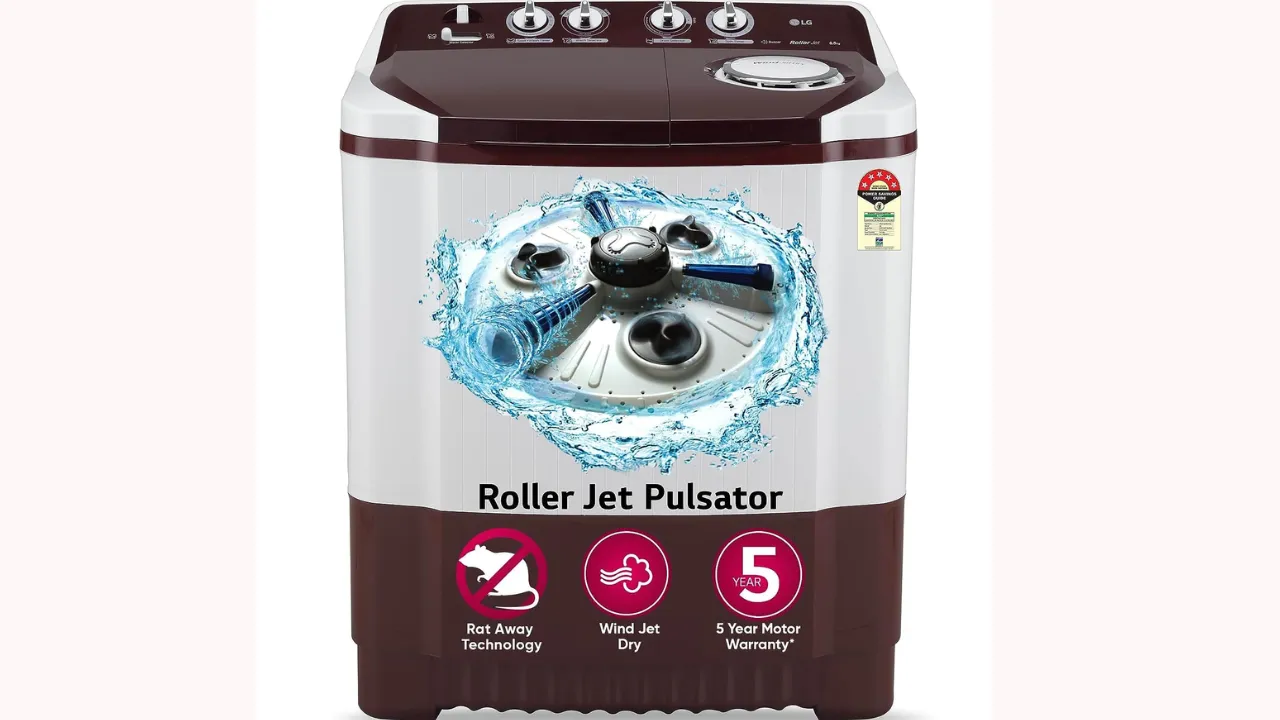 LG 8.5 kg 5 Star Semi-Automatic Top Load Washing Machine