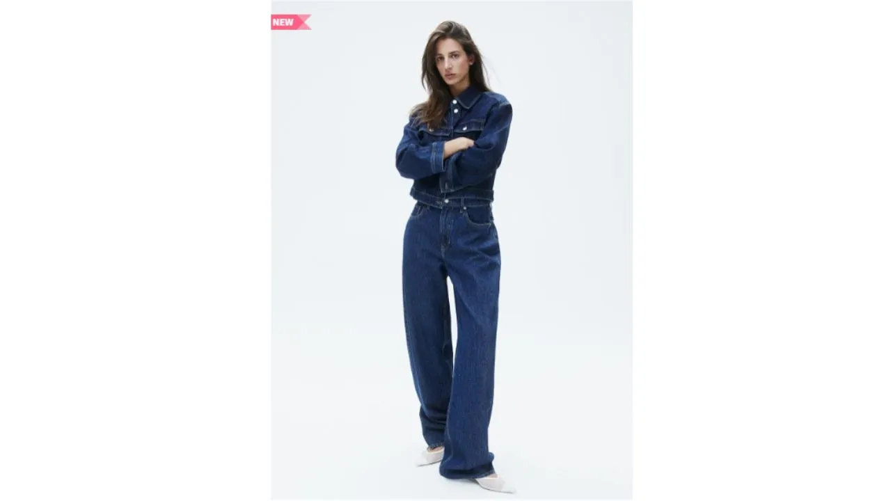 H&M Women Baggy High Jeans