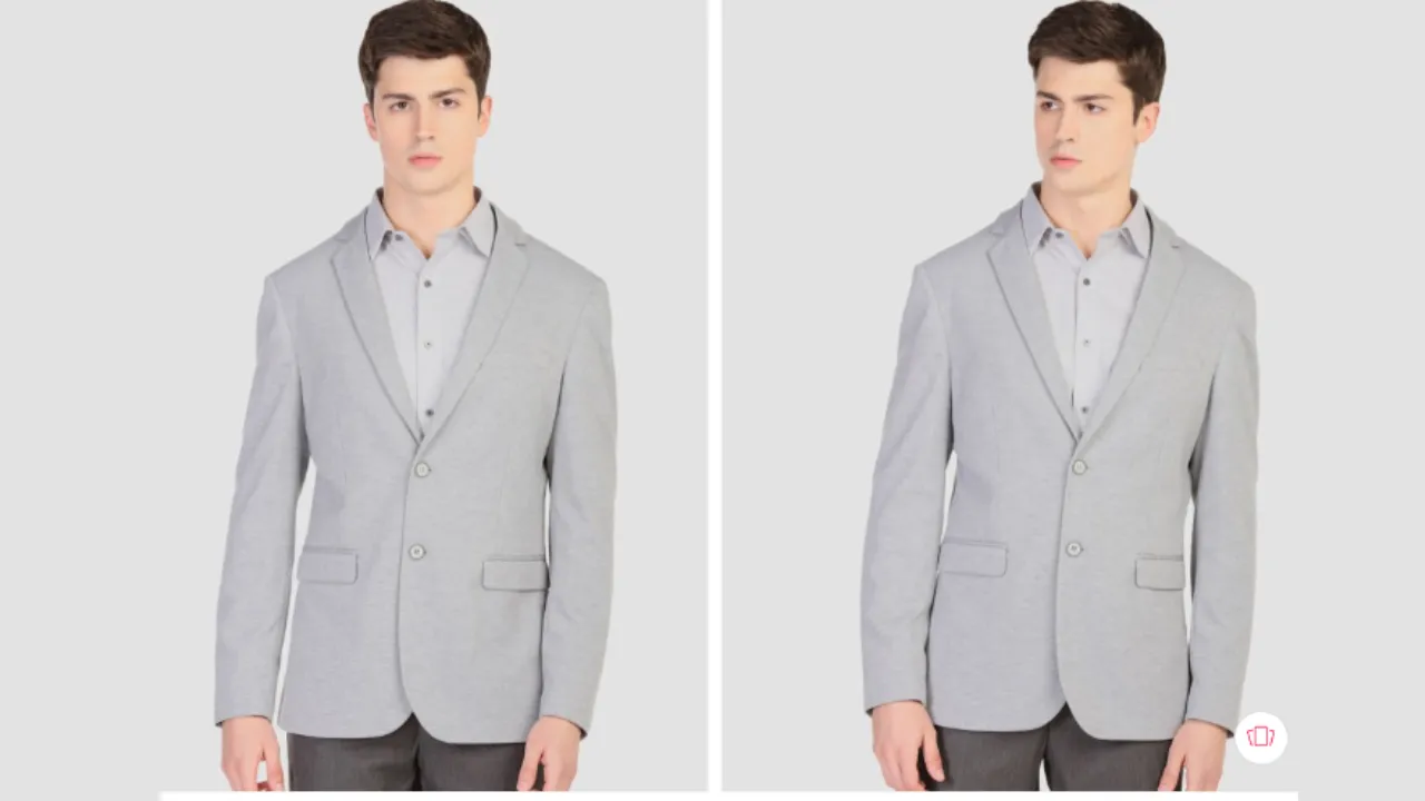 Arrow New York Arrow Sport Men Grey Solid Slim Fit Single Breasted Blazer