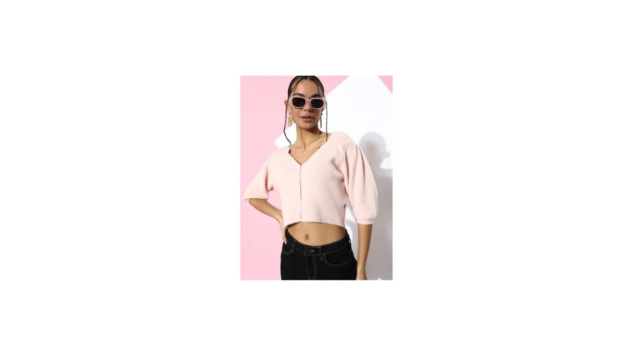 Roadster The Lifestyle Co. Women Crop Cardigan