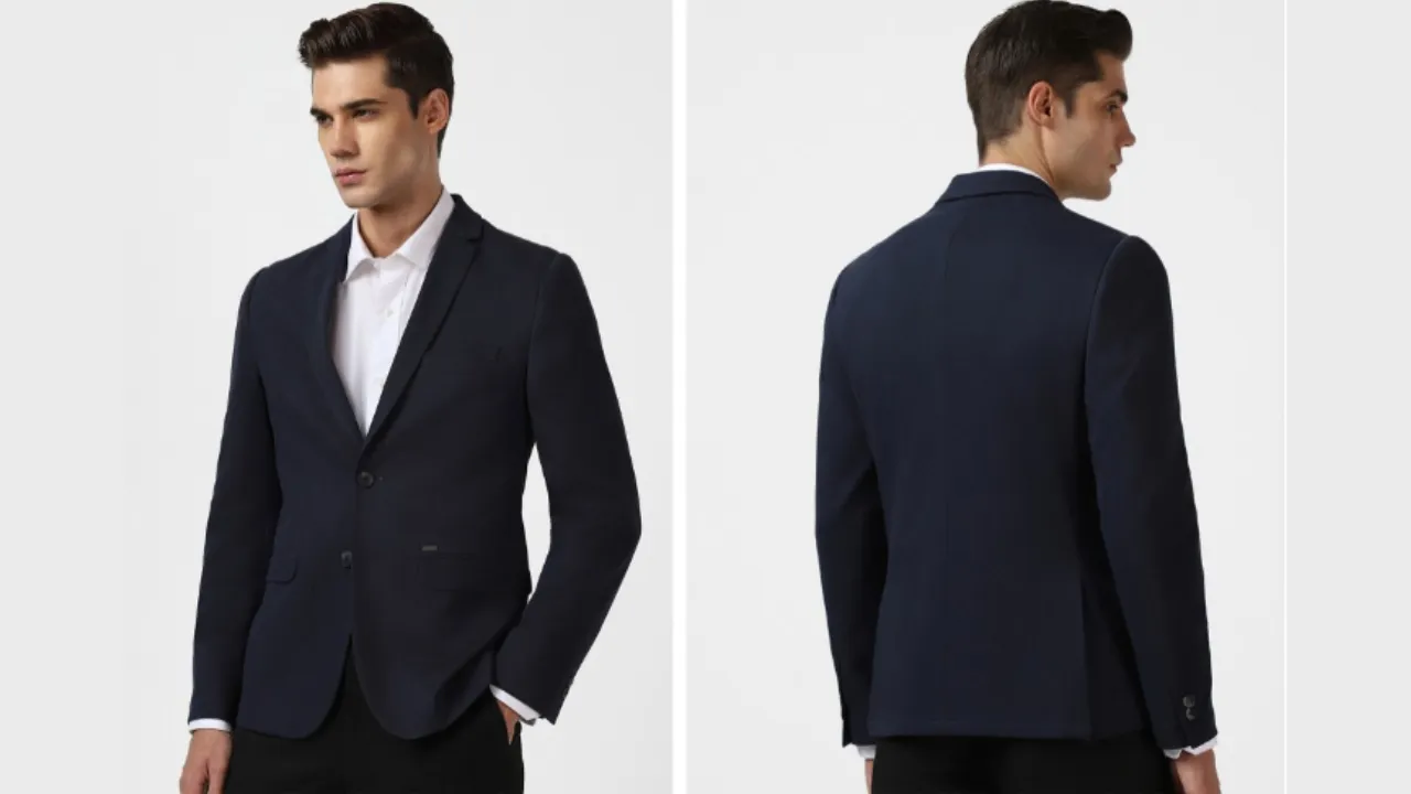 Van Heusen Sport Pure Cotton Slim Fit Single Breasted Formal Blazer